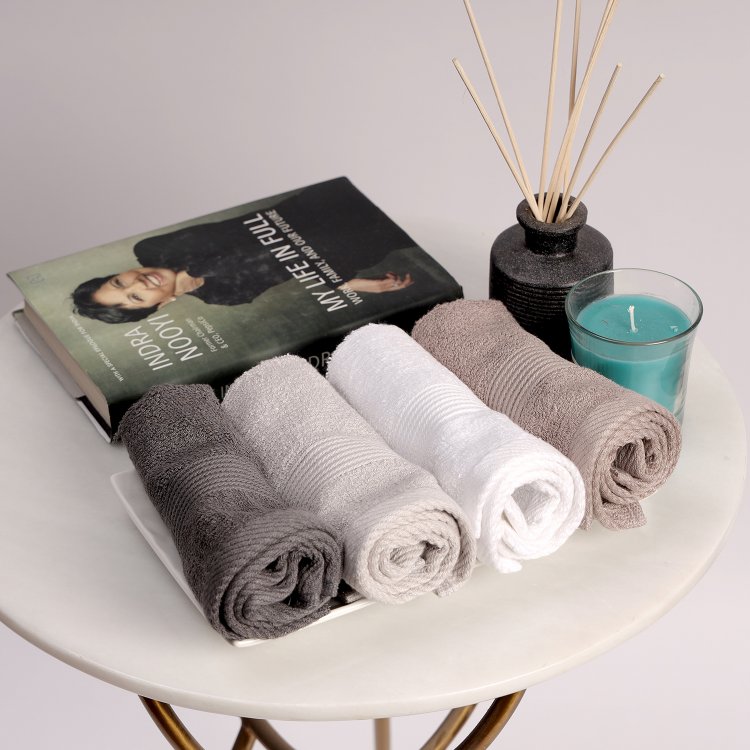 Buy Bamboo Cotton Hand Towel Online