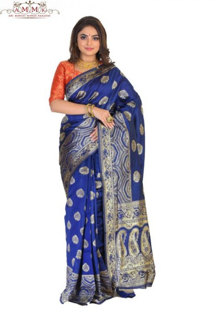 Trendy Designer Silk Sarees at Affordable Prices online from AMMK