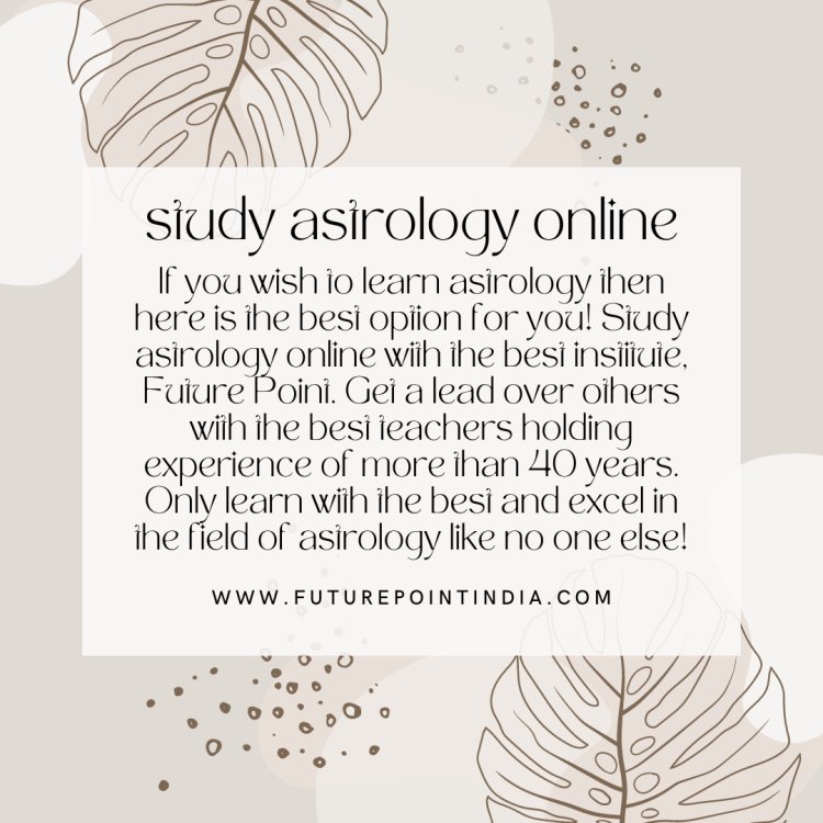 Study Astrology Online