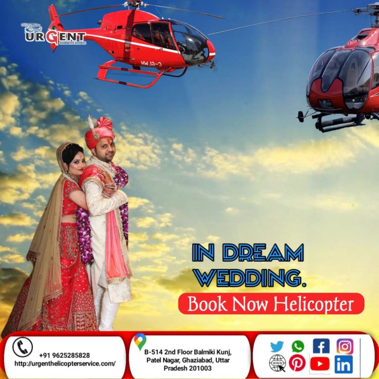 Helicopter Booking For Marriage in Delhi