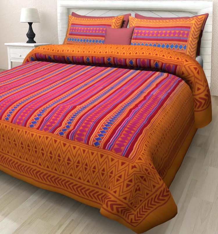 Cotton King Size Bedsheets online | Jaipurtohome