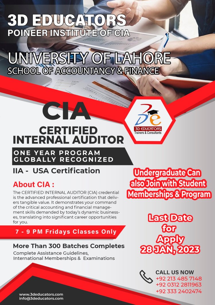 Certified Internal Auditor (CIA)