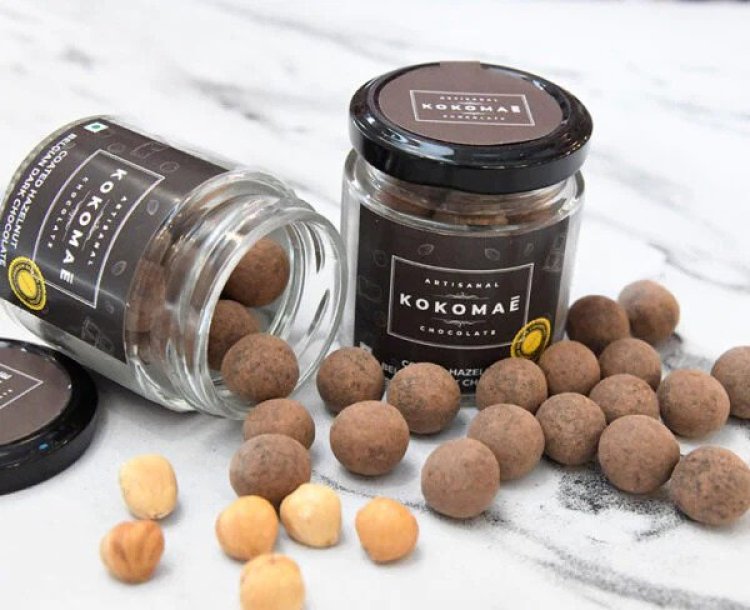 Dark Chocolate with Hazelnuts | Kokomae