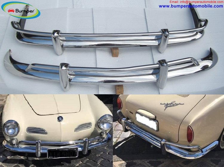 Volkswagen Karmann Ghia US type bumper (1955 – 1966) by stainless steel