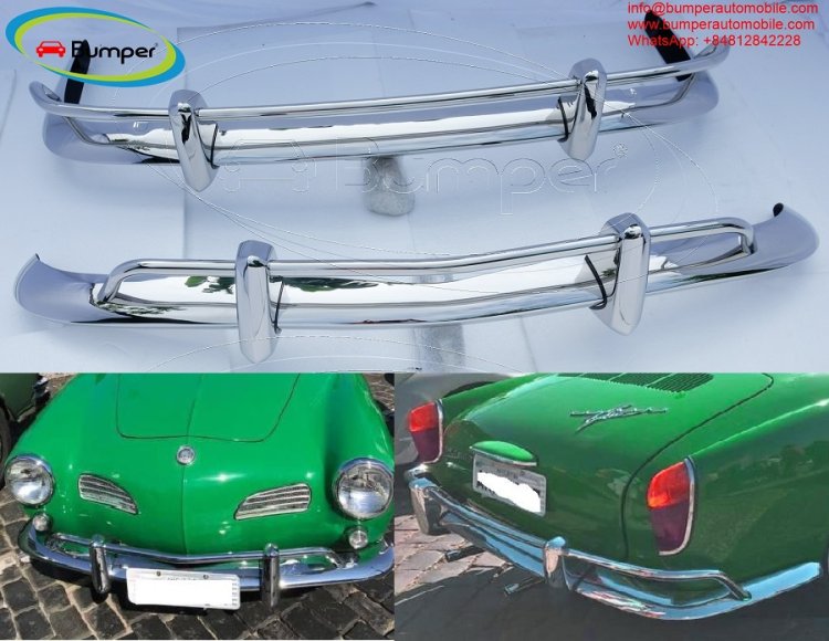 Volkswagen Karmann Ghia US type bumper (1967 - 1969) by stainless steel