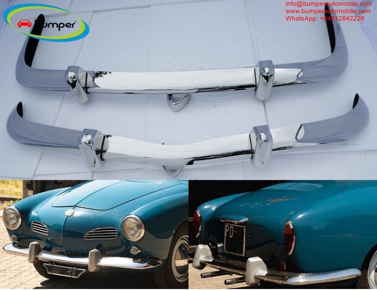 Volkswagen Karmann Ghia Euro style bumper (1970-1971) by stainless steel