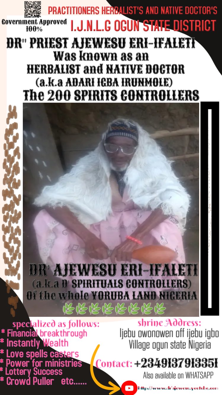 The best powerful spiritual herbalist and native doctor +2349136913351