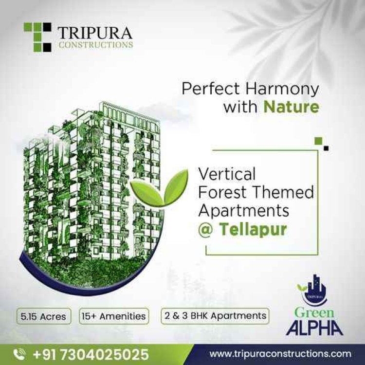 Gated Community apartments for sale in tellapur | Tripura Constructions