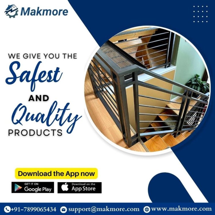 Stainless Steel with Glass Railing shop in Karnataka