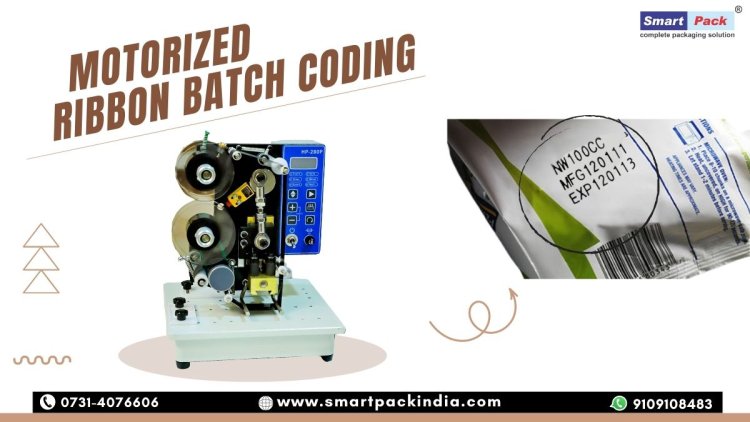 Ribbon Batch Coding Machine Motorized