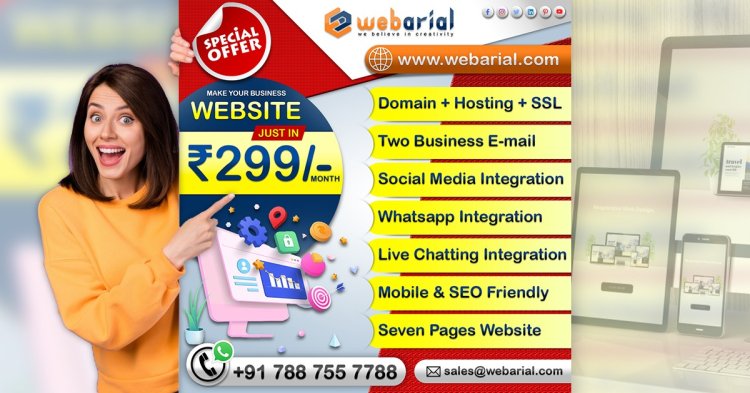 WEBARIAL's 13-Feature Web Design Offer: A Digital Solution for Businesses