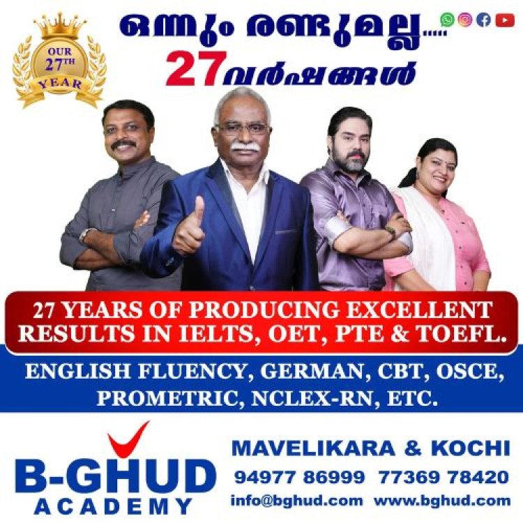 B-GHUD Academy - Best IELTS Coaching Centre in Kochi | IELTS Online Coaching | OET Coaching Centre in Kerala