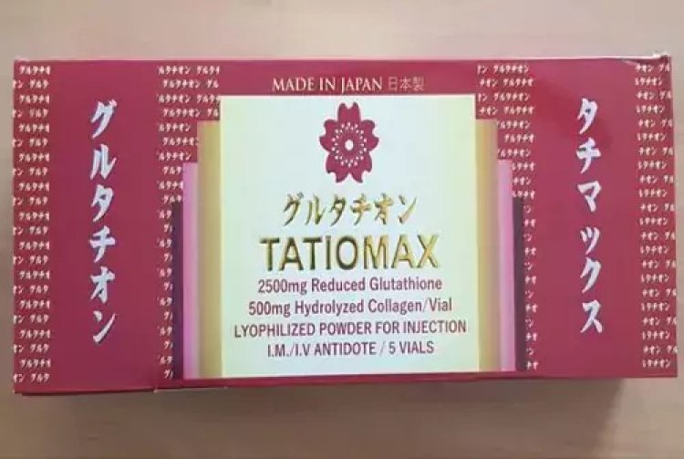 Tatiomax 2500mg Reduced Glutathione Skin Whitening Injection 5 Session