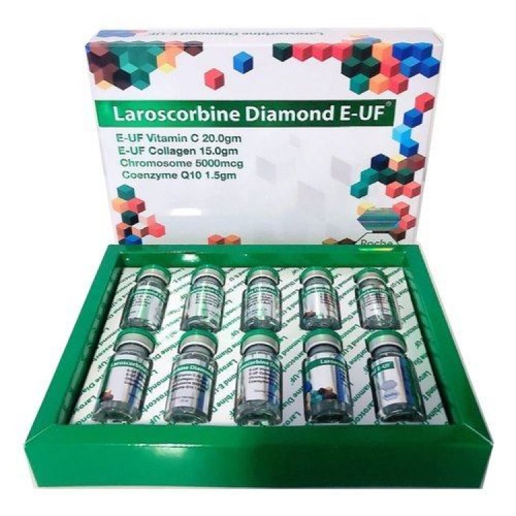 Laroscorbine Diamond E-UF 20000mg Vitamin C and Collagen Injection 10 Sessions