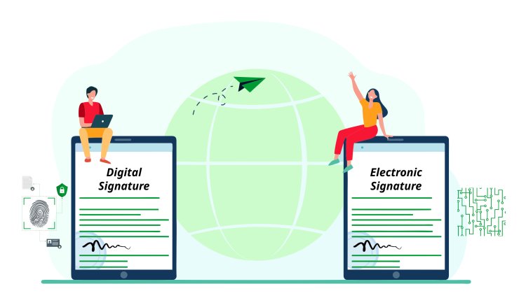 Difference between Electronic Signature and Digital Signature