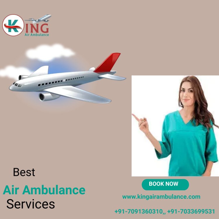 King Air and Train Ambulance Service in Brahmpur with Life-Care Ventilator Setup