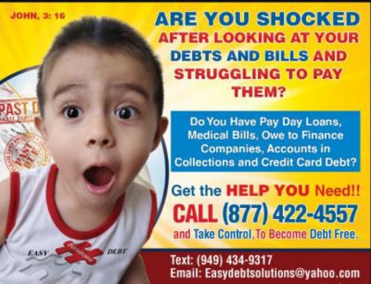 Are You SHOCKED!!!??? After Looking at Your DEBT'S and BILLS??? and Struggling to Pay Them???