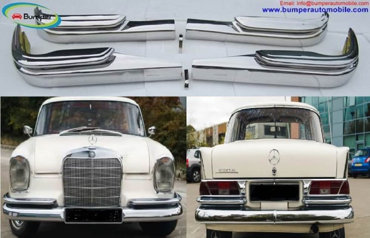 Mercedes W111 W112 Fintail Saloon bumpers (1959 - 1968)