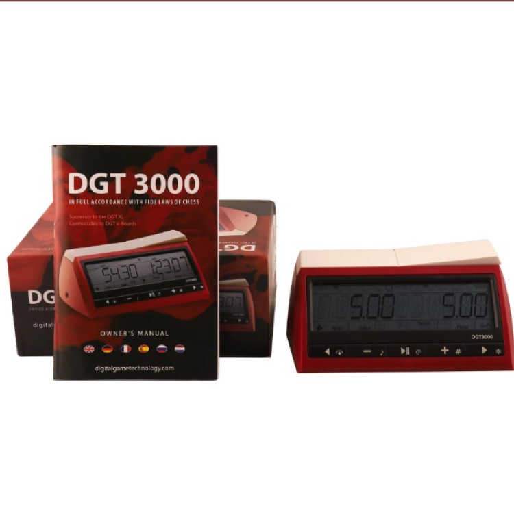 DGT 3000 Digital Chess Clock - FIDE Approved – Royal Chess Mall India