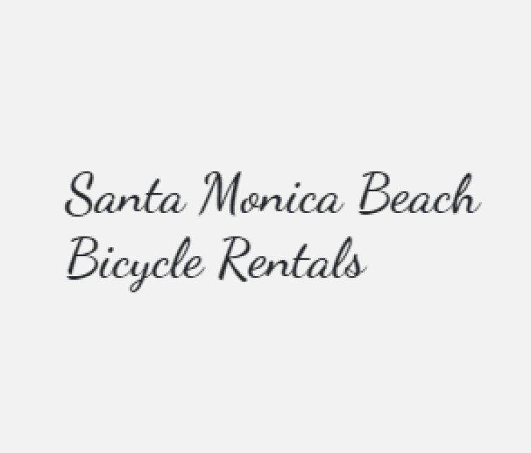 Santa Monica Beach Bicycle Rentals