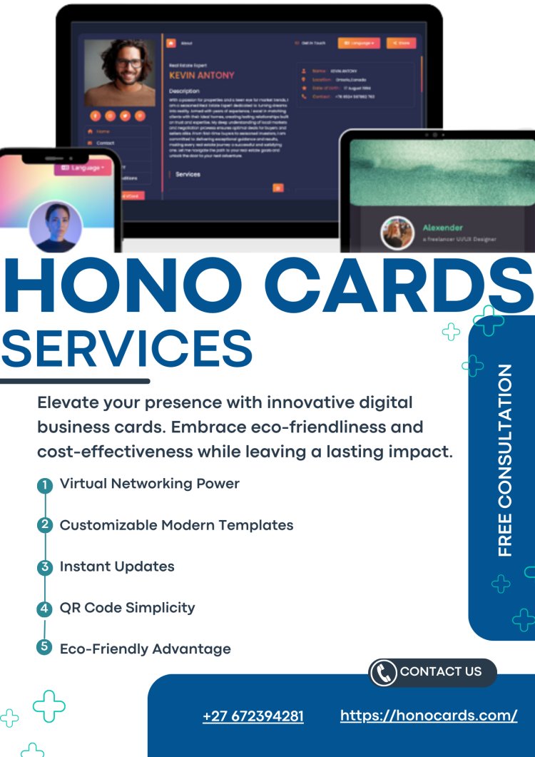 How can I create Hono business cards using HonoCards.com?