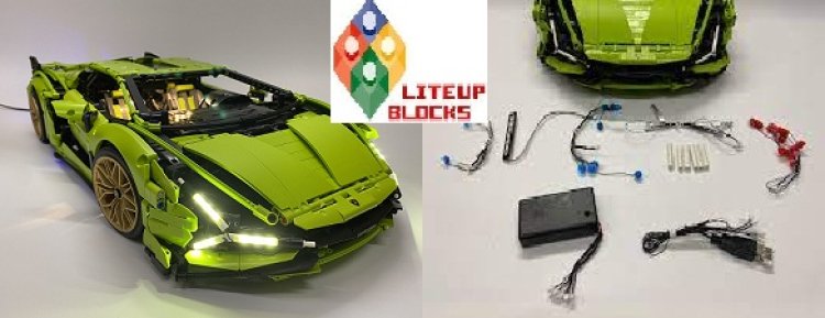 Buy LED Lighting kit for 42115 Lamborghini Sian - Liteupblock.Com