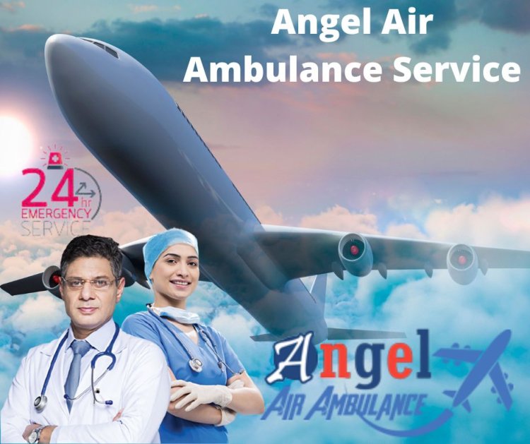 Available Angel Air Ambulance Service in  Raigarh With ICU Equipment