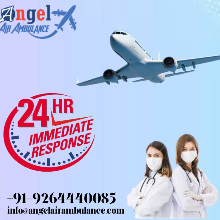 Book Angel Air Ambulance Services in Varanasi with Cardiac Monitor