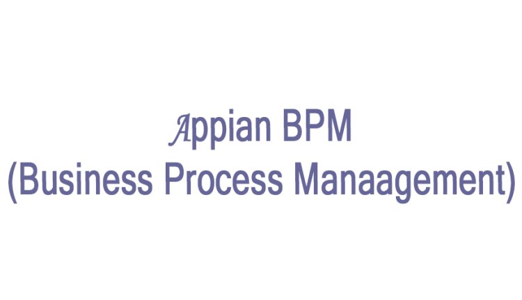 Appian BPM Online Training & Certification From India