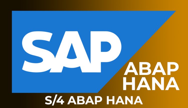 SAP ABAP On Hana / S/4 ABAP HanaOnline Training From Hyderabad