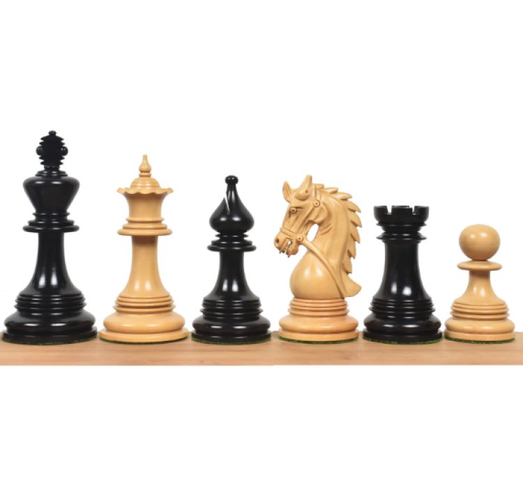 4.3" Napoleon Luxury Staunton Chess Set- Chess Pieces Only - Triple We – royalchessmall