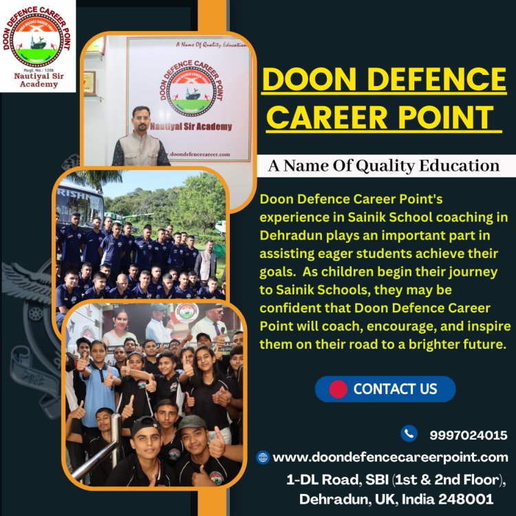 From Dehradun to Sainik Schools: Doon Defence Career Point’s Success Stories