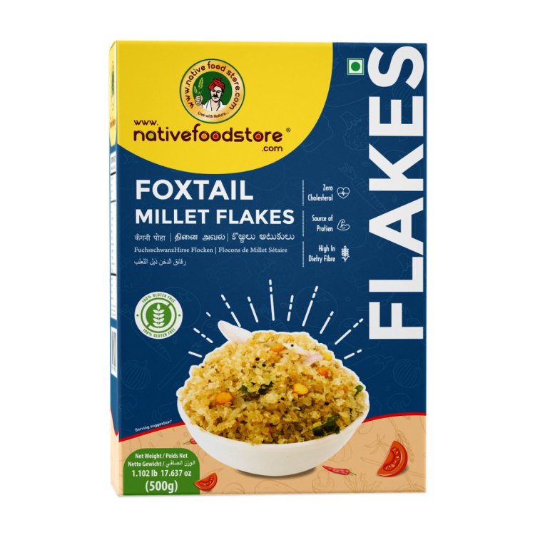 how to cook millet flakes-foxtail millet flakes- 500gms