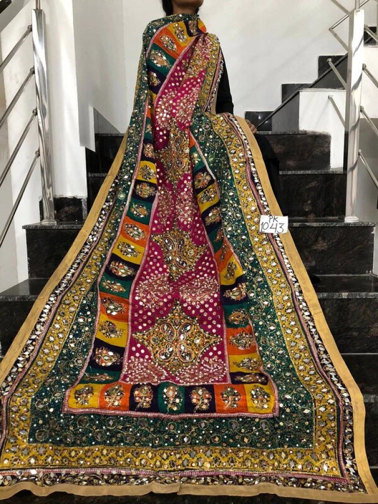 Buy heavy designer dupatta online in India