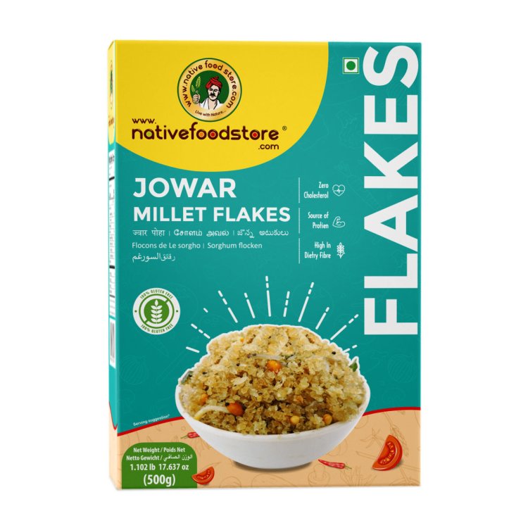 Great millet /Jowar/Sorghum Flakes – Gluten-free – 500gms