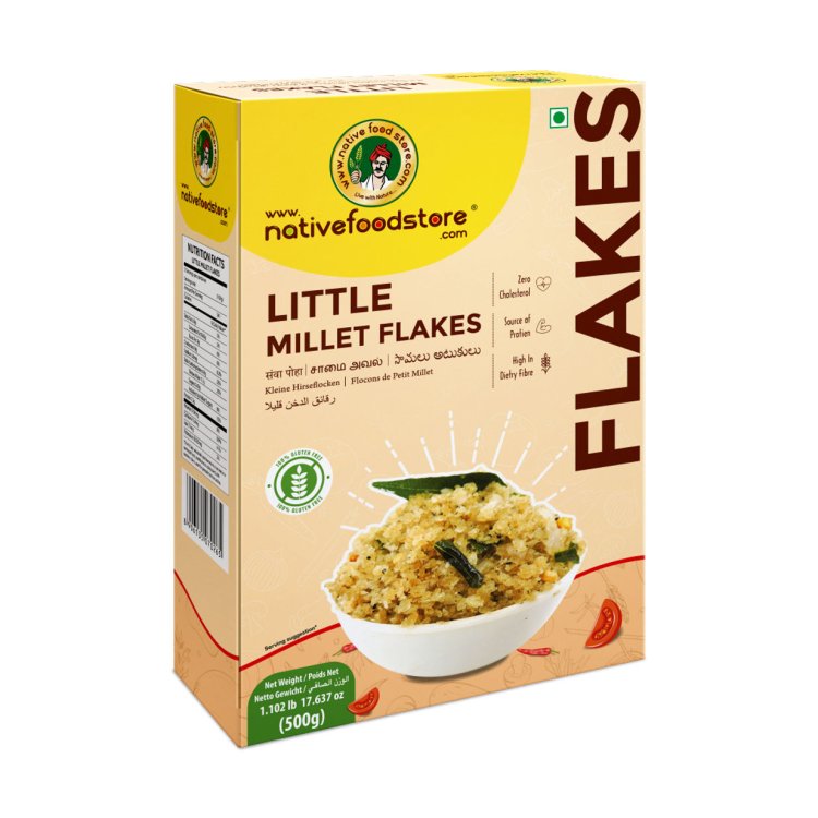 Little Millet Flakes/Samai Aval/Kutki/Samalu Poha – 500gms