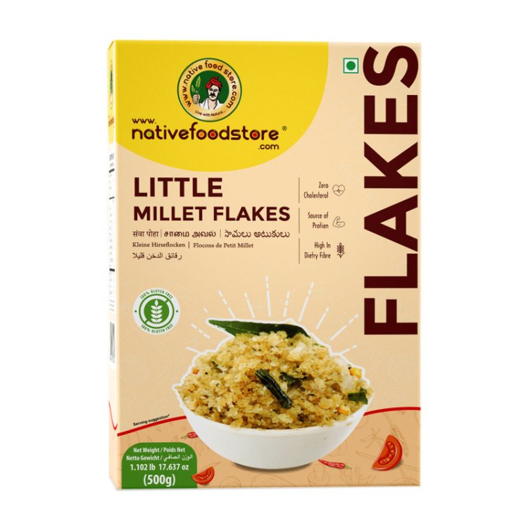 Little Millet Flakes/Samai Aval/Kutki/Samalu Poha – 500gms