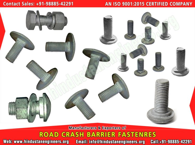 Hex Nuts, Hex Head Bolts Fasteners, Strut Channel Fittings manufacturers exporters suppliers in India www.hindustanengineers.org +91-9888542291