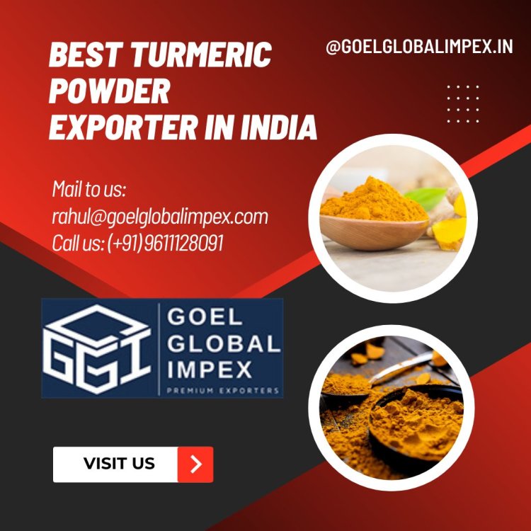 Discover the Finest Turmeric Powder with India's Premier Spice Products Exporter!