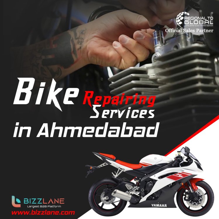 Get professional periodic bike service at Home Bizzlane in Ahmedabad