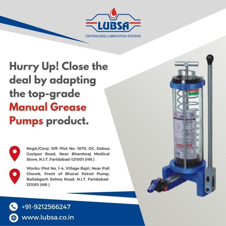 Grease Lubrication Systems Manufacturer & Supplier | Greasing Systems Supplier