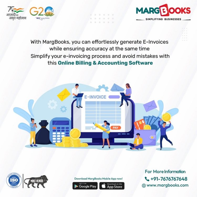 Effortless E-Invoicing: MargBooks, Your Online Software