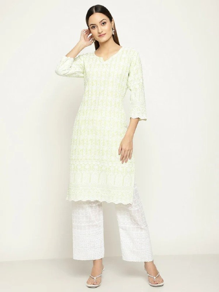 Lucknow chikan kurti Online in India