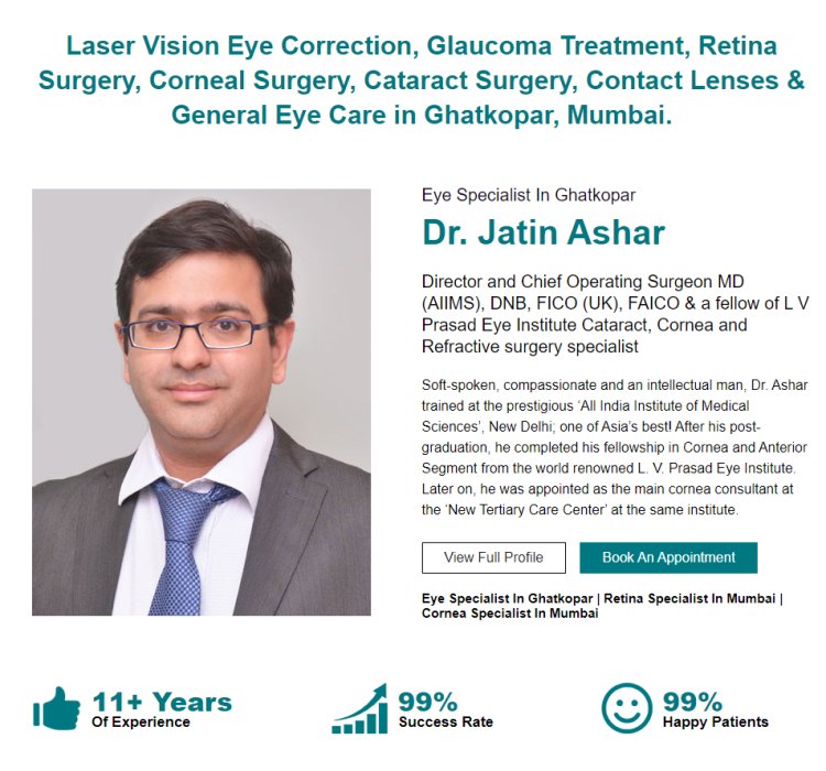 Eye Specialist In Ghatkopar﻿