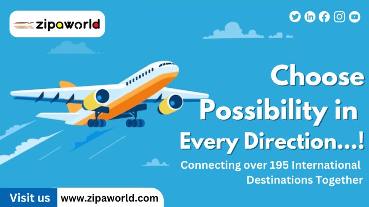 Zipaworld Air Freight: swift and secure global shipping solutions.