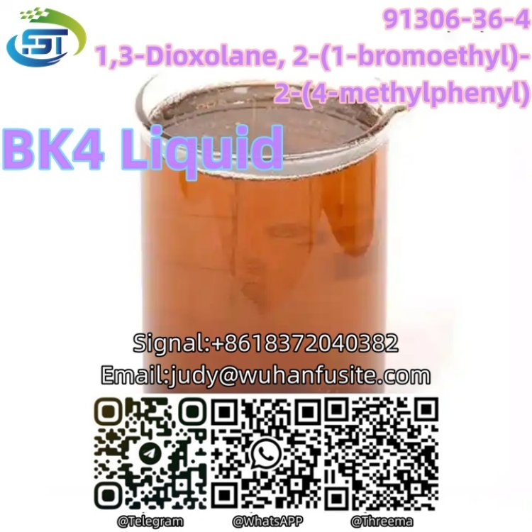 Fast Delivery BK4 Liquid 1,3-Dioxolane, 2-(1-bromoethyl)-2-(4-methylphenyl) CAS 91306-36-4 with High Purity
