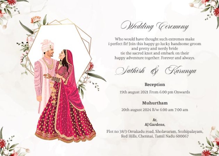 Create A Stunning Wedding Invitation With Our Templates