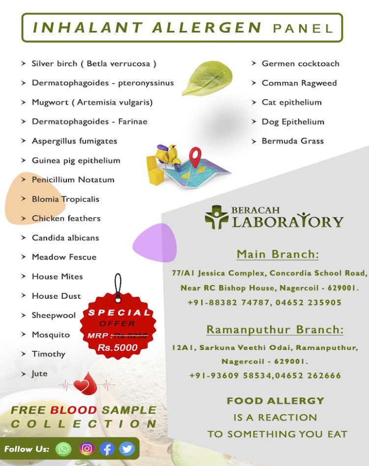 Inhalant Allergen Panel || Best Laboratory