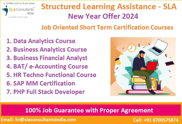 Accounting Course in Delhi, by SLA Accounting Institute, Taxation and Tally Prime Institute in Delhi, Noida, [ Learn New Skills of Accounting & GST for 100% Job] in IBM