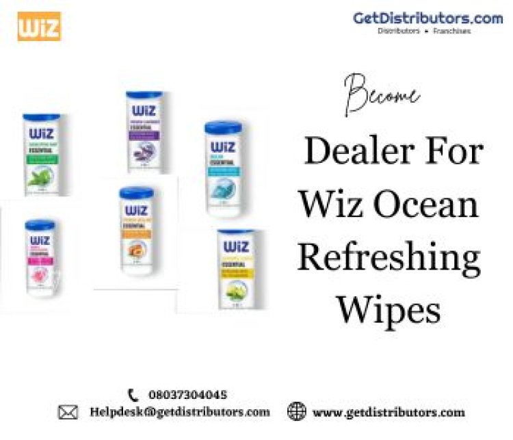 Become Dealer For Wiz Ocean Refreshing Wipes